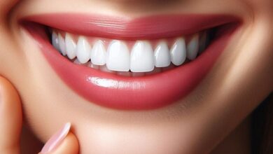 اصلاح لبخند در فک پایین